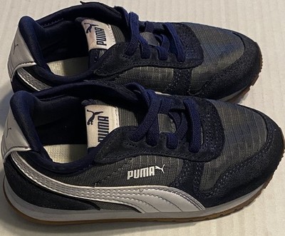 Puma Slip On Athletic Shoes Sneakers Boys Size 8C Toddler YOUTH Blue White