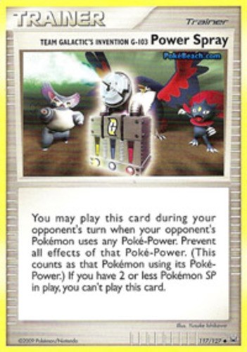 1x Team Galactic's Invention G-103 Power Spray - 117/127 - Uncommon Platinum Pok
