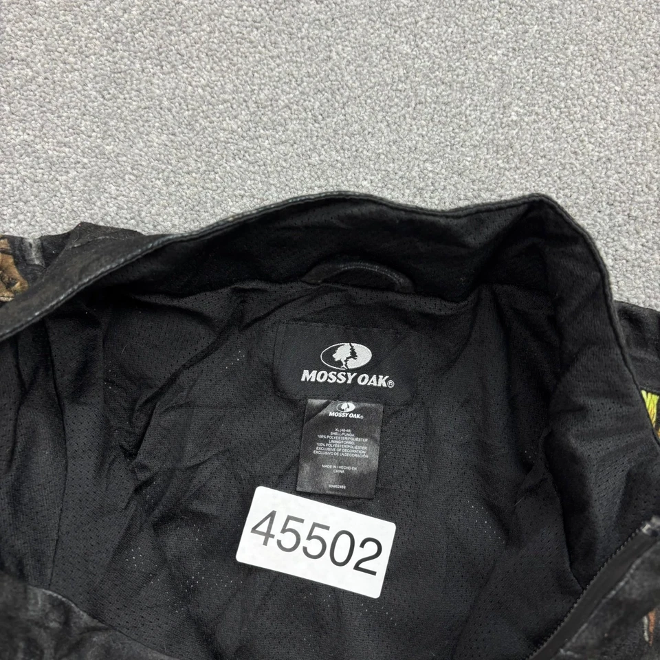 RealTree Jacket Adult X Large Black Work Wear Hunting Camo Lined Coat Mens - Image 4 of 4