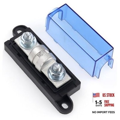 Class T Fuse Block with Cover, Maximum Interruption Current 10,000 250V 400A