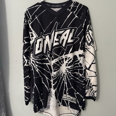 O Neal Element Series Men s Small Black White Graphic
