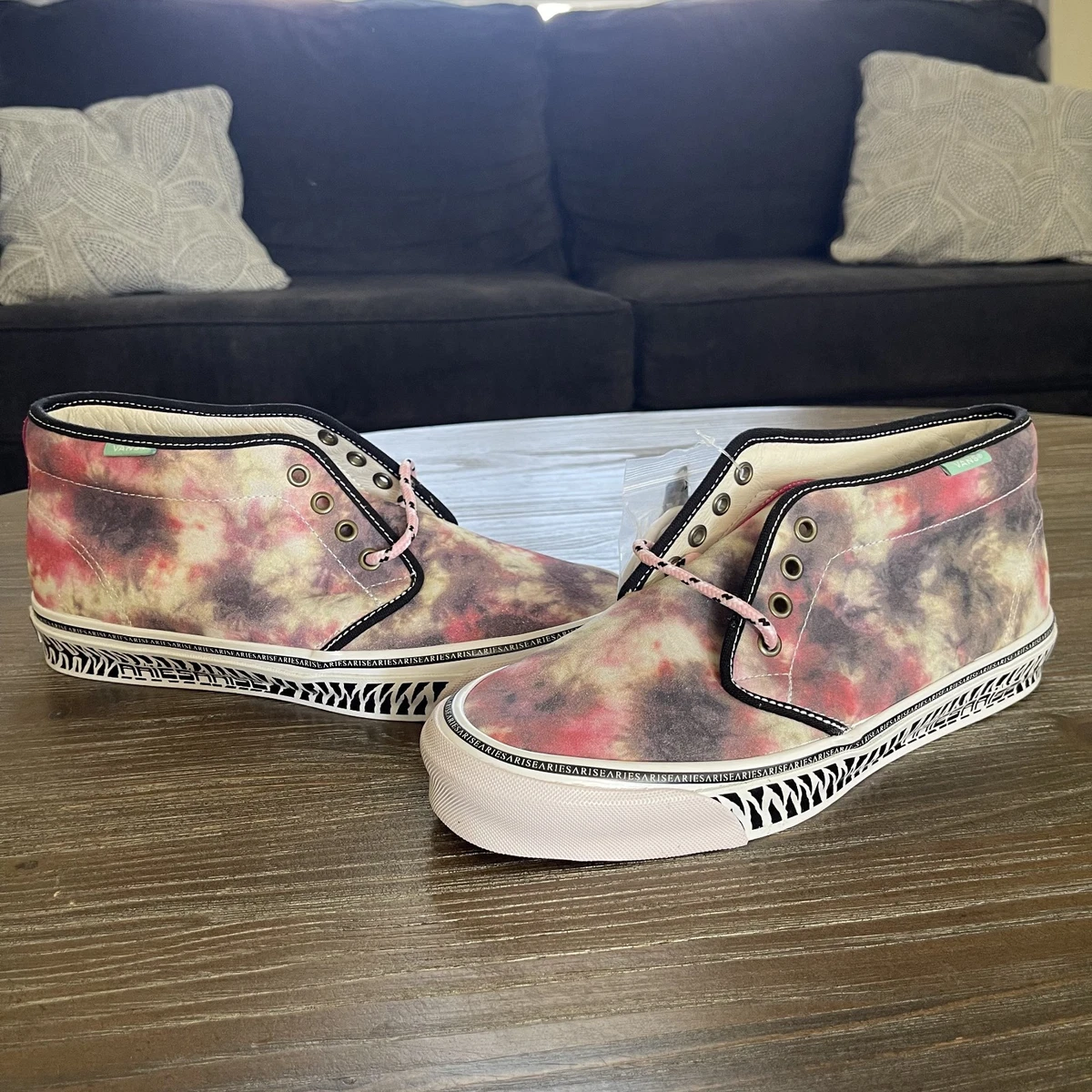 Vault by VANS x ARIES OG Chukka Boots Tie-Dye Men\'s Size 10 Streetwear VANS Chukka OG x Aries Tie Dye for Sale | Authenticity  main image 4