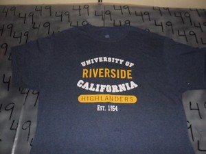 Large University Of Riverside Highlanders T Shirt | eBay
