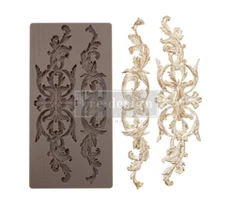 Kacha & Redesign With Prima IMPERIAL INTRICACY Decor Mould, Scroll Silicone Mold