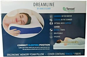 dreamline memory foam pillow