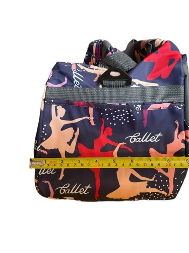 Blue Ballet Dance Duffle Bag For Girls, Sport Gym Bags For Women, Yoga Bag - Picture 15 of 16