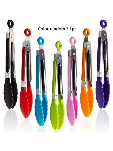 Mini Pinze da Cucina 7 Pollici Resistenti al Calore Punte in Nylon per Cucinare Servizio - Foto 16 di 23
