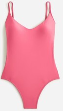 J Crew Scoopneck One Piece Swimsuit Women s Size 24 New Pink