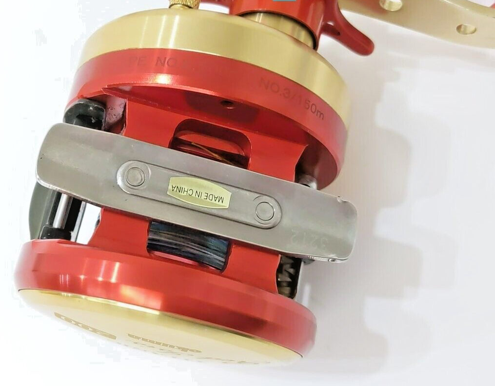 Okuma Titanic Red Isis 200 Right Baitcasting Reel Saltwater Okuma Titanic Red Isis 200 Right Baitcasting Reel Saltwater