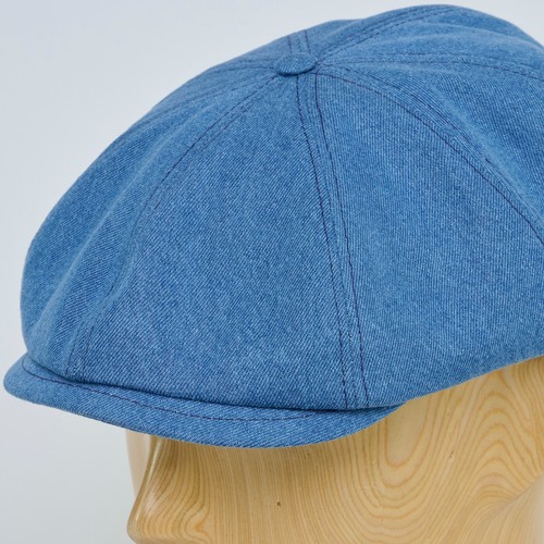 Berretto Sterkowski SHELBY Denim Vintage Stile Classico Vacanze Newsboy Blu/Nero - Foto 23 di 26