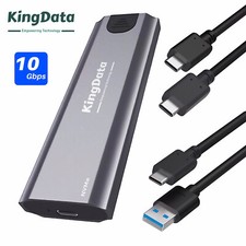 M.2 NVMe PCI-E SSD to USB 3.1 Type-C Enclosure Case Converter Adapter UASP Trim