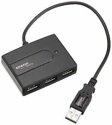 Amazonbasics 4-Port Usb 2.0 Ultra-Mini Hub (5050053303646)