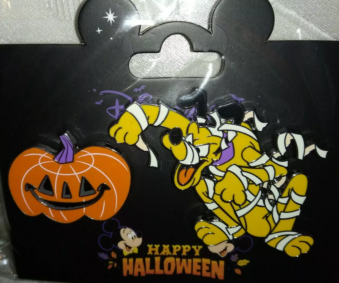 Jewelry Vintage Happy Halloween Mummy Jack O Lantern Brooch