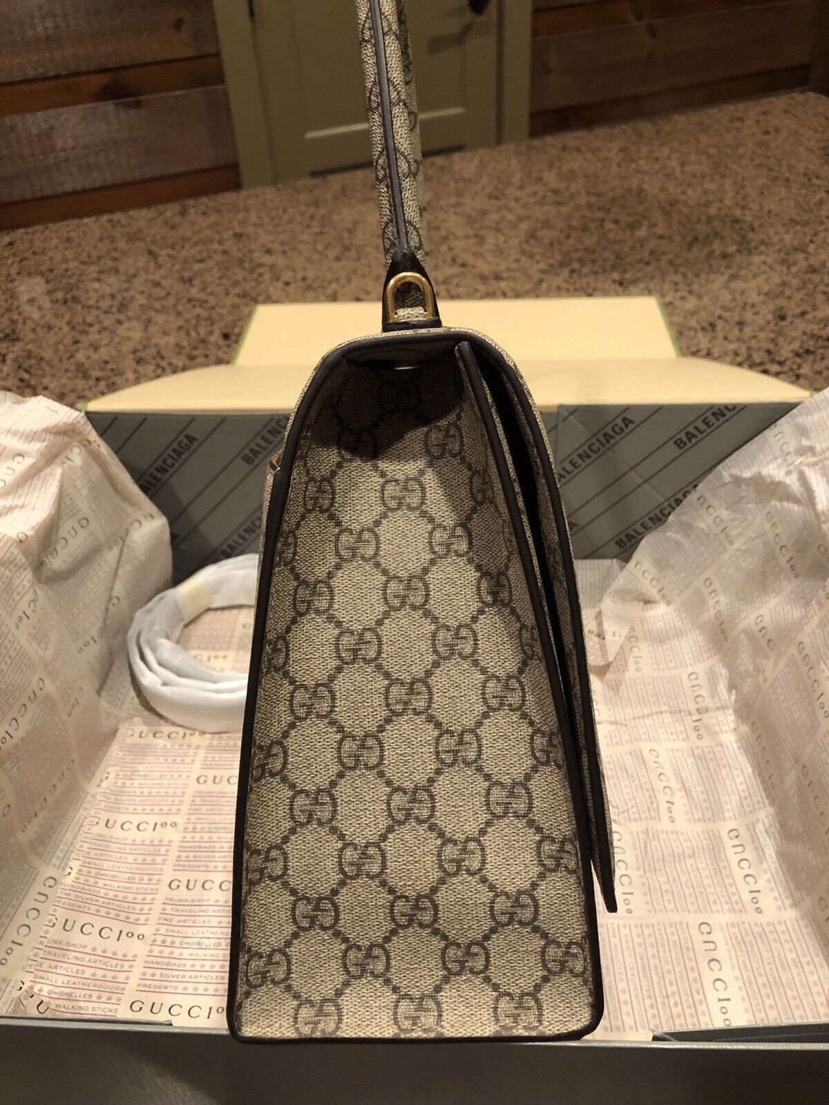 gucci balenciaga hourglass bag