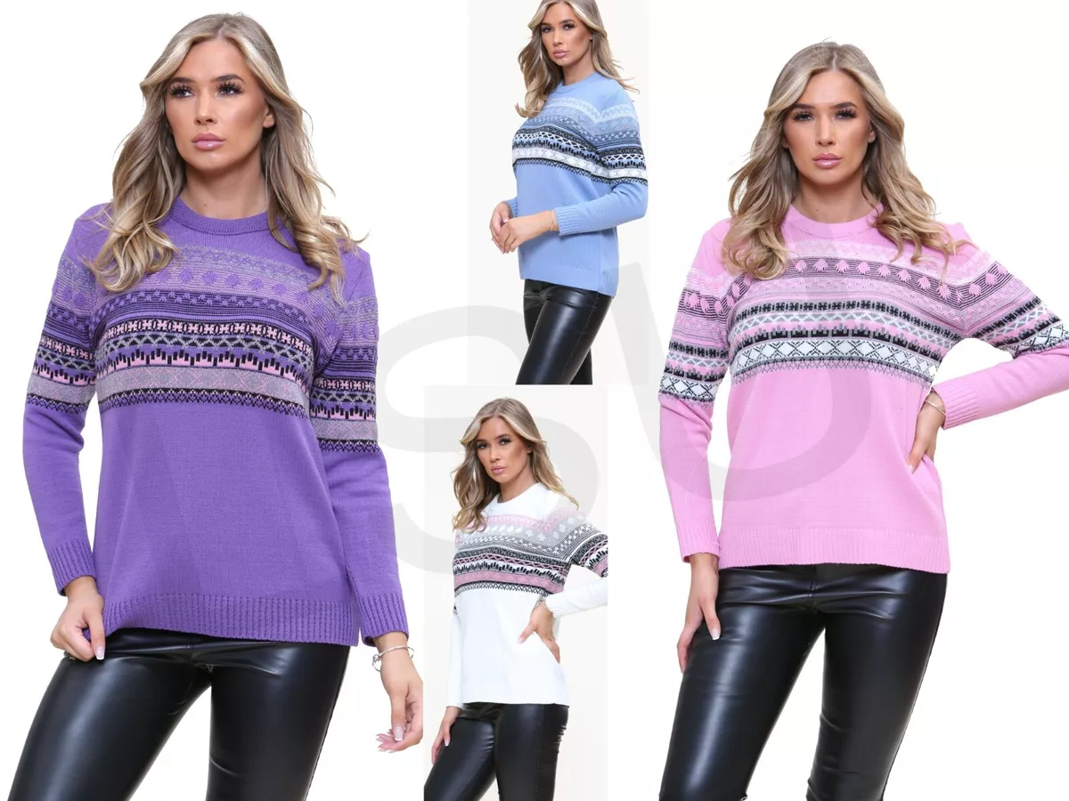 WOMEN KNITTED JUMPERS,LONG SLEEVE LADIES WARM WINTER KNITTED JUMPER SWEATER  TOP