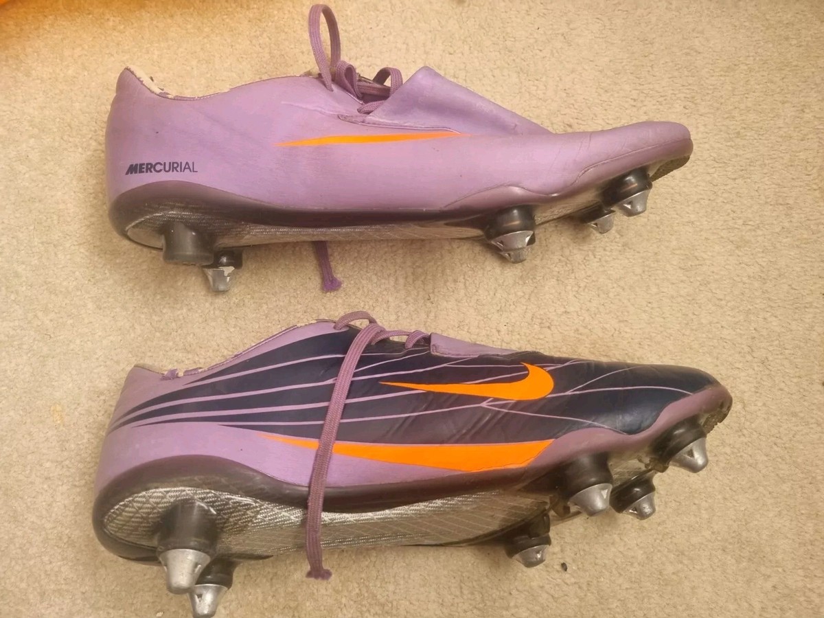 Nike Mercurial Vapor vi UK8 Used Carbon Sole plate SOFT GROUND