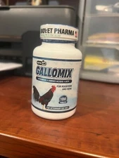 Vitaminas, Aminoácidos + Atp para Gallos, Gallomix 100 Tab "Para Animales"