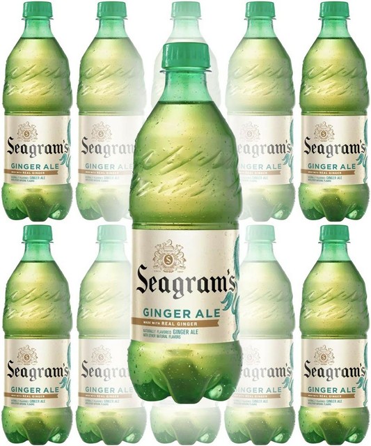 Seagram's Ginger Ale, 20 oz Bottle (Pack of 10, Total of 200 Oz) | eBay