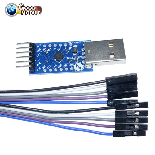 USB 2.0 to TTL UART 6PIN Module Serial Converter CP2104 STC PRGMR Replace CP2102 - Picture 3 of 8