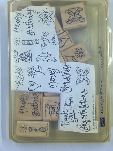 Stamping Up Rubber Wood Stamp Sets YOU PICK List #3 Complete Crafts Scrapbooking - Picture 399 of 896