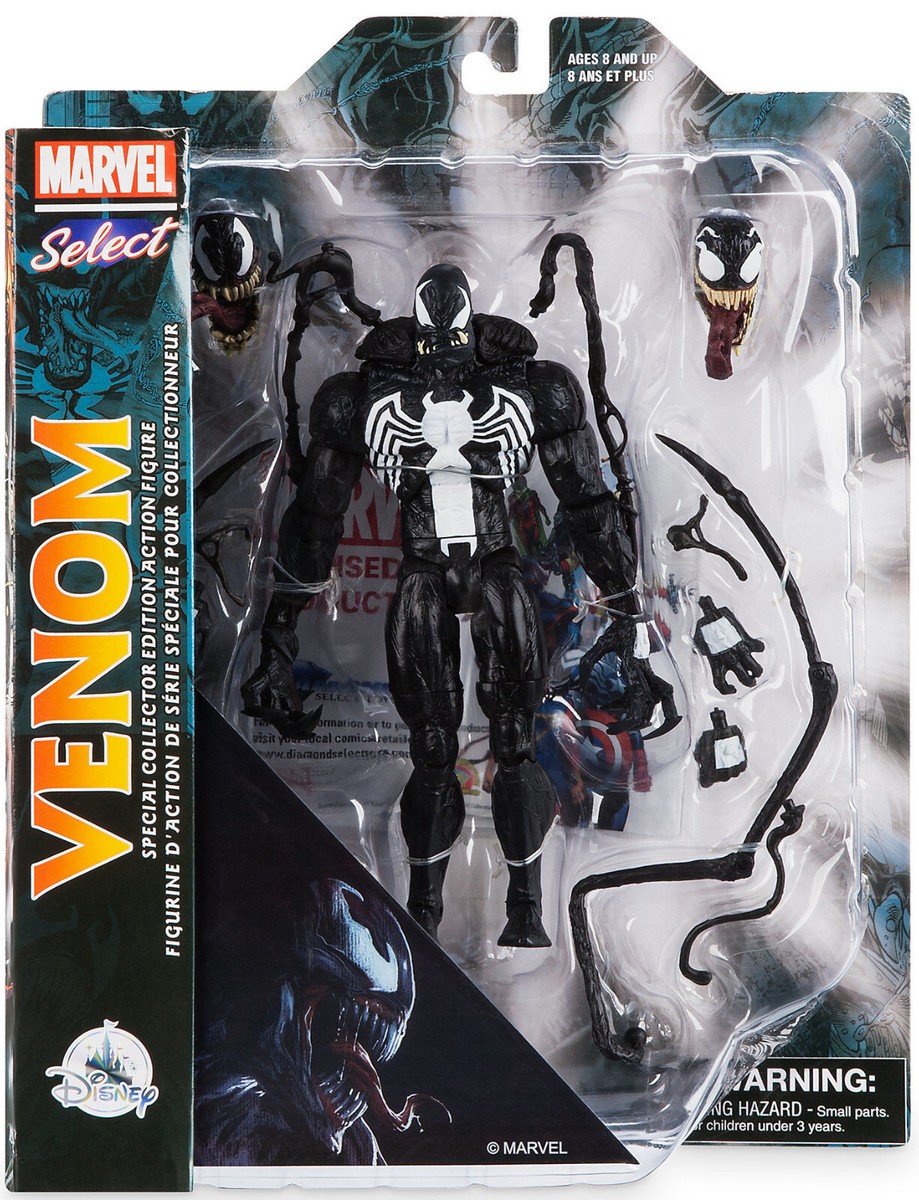 【新品未開封】Marvel Select VENOM アクションフィギュア MARVEL SELECT DISNEY VENOM CARNAGE SPIDERMAN, BLACK CAT, GREEN
