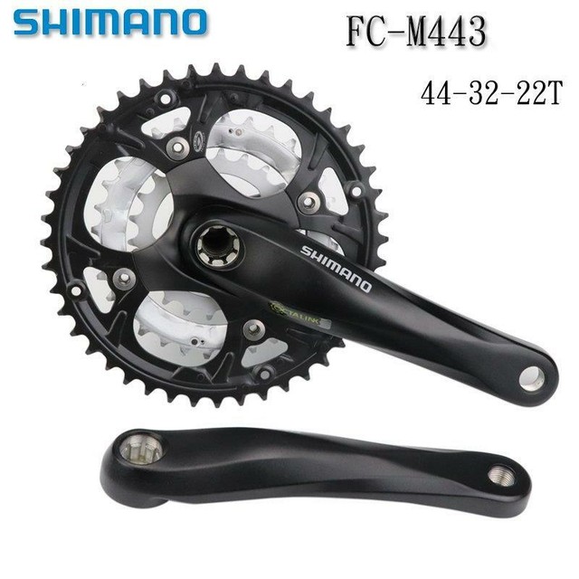 shimano deore crankset triple 9 speed