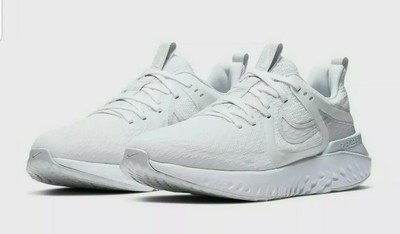 white nike legend react