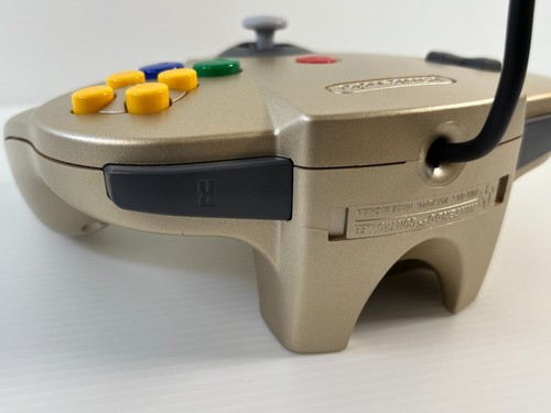 Genuine Nintendo 64 Controller Gold N64 Japan Limited Box - Mint A+ - Picture 17 of 24