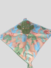 Mary Meyer Baby Lovey/Security Blanket Cactus With Pastel Cactus Print