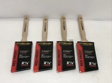 Lot Of (4) ArroWorthy Red Frost Angular Sash Paint Brush 2-1/2 in.