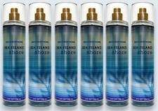 6 Bath  Body Works SEA ISLAND SHORE Fragrance Mist Body Spray 8 oz