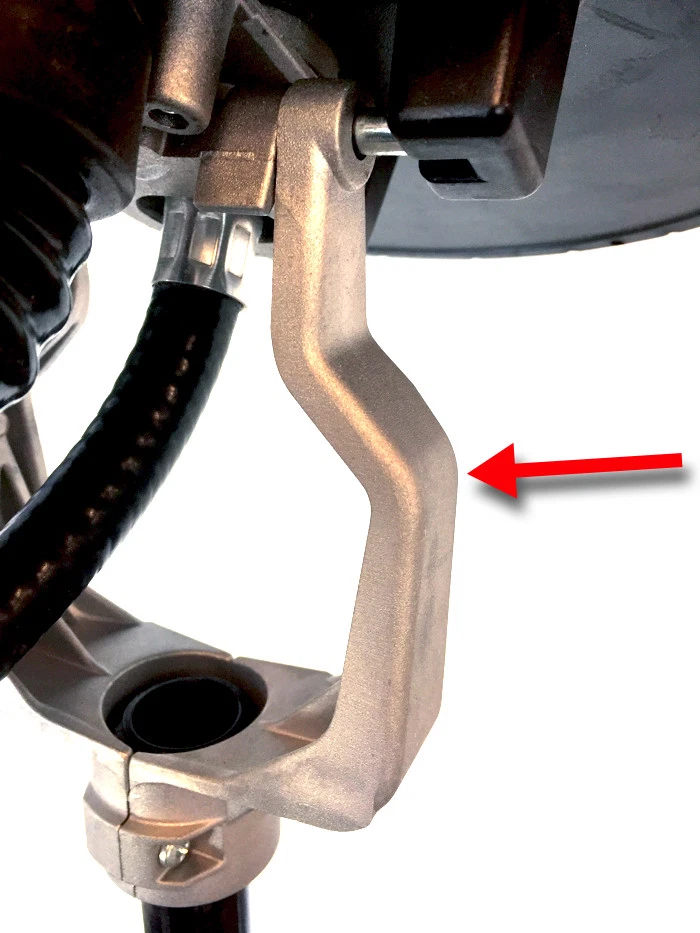 Brazo de soporte lateral derecho para lijadora de paneles de yeso por cable Porter - Parte No. 881943 Foto 2 de 2