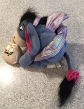 Disney Sugar Plum Fairy Eeyore Stuffed Plush Mini Bean 7"