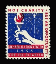 1955 Rehabilitation Center for the Disable Poster Stamp