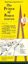 c1960 Gettysburg PA Prince of Peace Museum Trilon Tower Brochure Life Of Christ