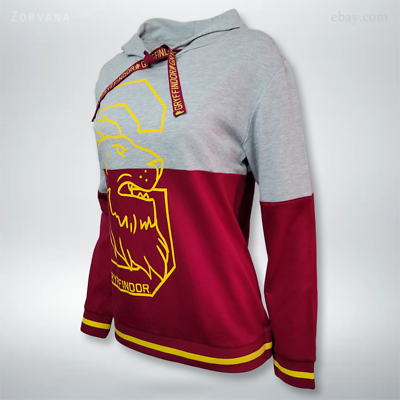 Hoodie Harry Potter Griffoendor Hoodie Sjaal Klassiek Griffoendor - Officiële Harry Potter Merchandise Griffoendor Huis Sweatshirt Unisex Hoodie Volwassenen
