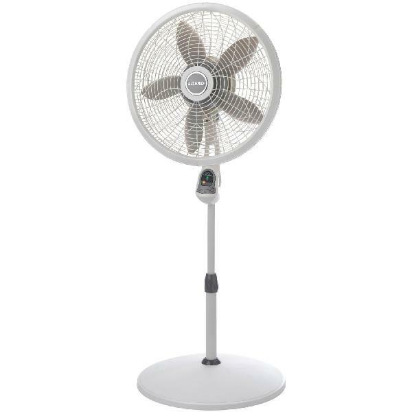 Lasko 18 3-Speed Oscillating Cyclone Pedestal Fan with Remote Control and  Timer | eBay