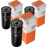 3X Mahle / Knecht OC 281 ÖLfilter Oil Filter