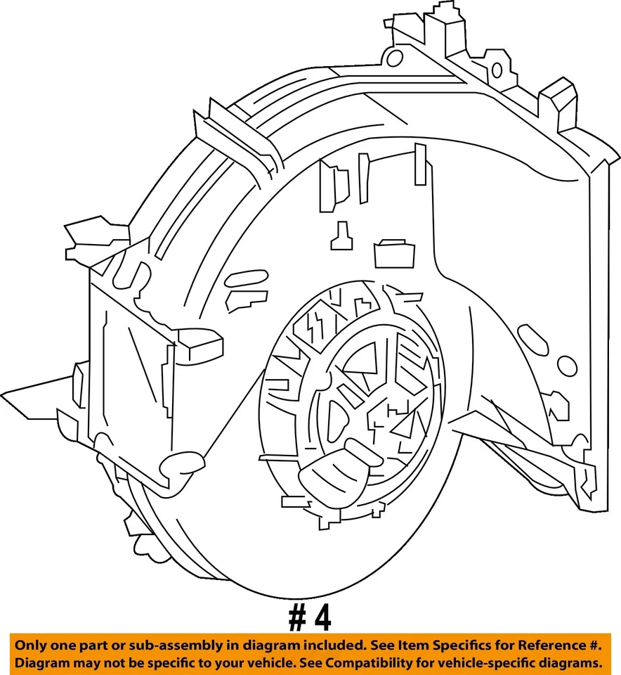 Used HVAC Blower Motor fits: 2012 Mercedes-benz Mercedes s-class 221 Type S550 r - Image 4 of 4