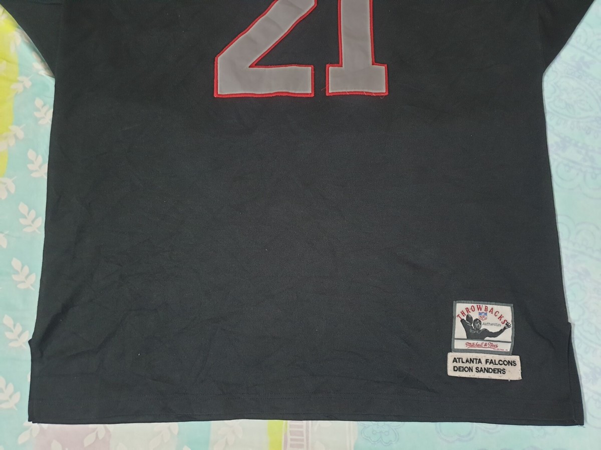 その他 DEION SANDERS ATLANTA FALCONS #21 jersey Deion Sanders Atlanta Falcons Nike Retired Player Game