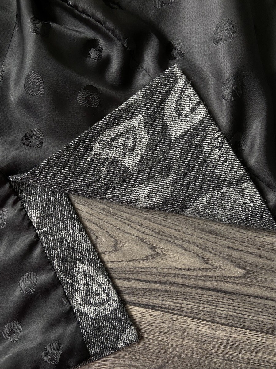 Pretty Green X Jimi Hendrix Grey Wool Blend Graphic Jacket Blazer