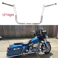 For Harley Street Glide Classic FL Monkey Bar Ape Meathook Handlebar 12" New