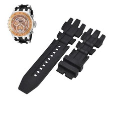 Subaqua 18550 26mm Black Rubber Watch Strap For Invicta