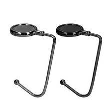 2x Gancio Borsa da Tavolo - Appendi Borsa in Alluminio Pieghevole 