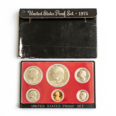 1975 S US Uncirculated Proof Mint Set - 6 Proof Coins Original