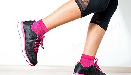 2 Pair Foot Sleeve Plantar Fasciitis Compression Socks Achy Swelling Heel Ankle - Picture 5 of 18