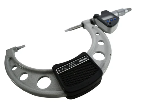Mitutoyo 422-333 Electronic Blade Micrometer 3-4/76.2-101.6mm Digital 