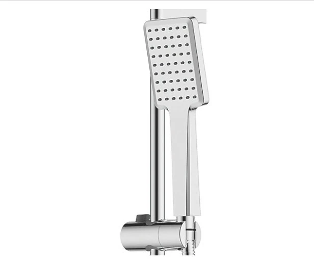 SWIRL THORNESS REAR-FED EXPOSED CHROME PLATED THERMOSTATIC MIXER SHOWER WITH DIV - Image 3 of 3