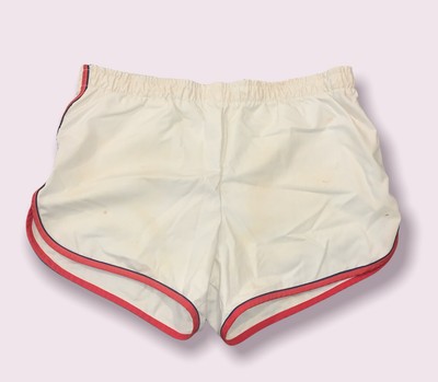 Vintage 70s 80s Gym Shorts Athletic Red 