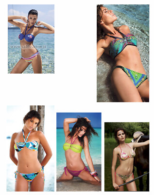 Costume da bagno bikini pezzi donna con coppe made in Italy - Main Image